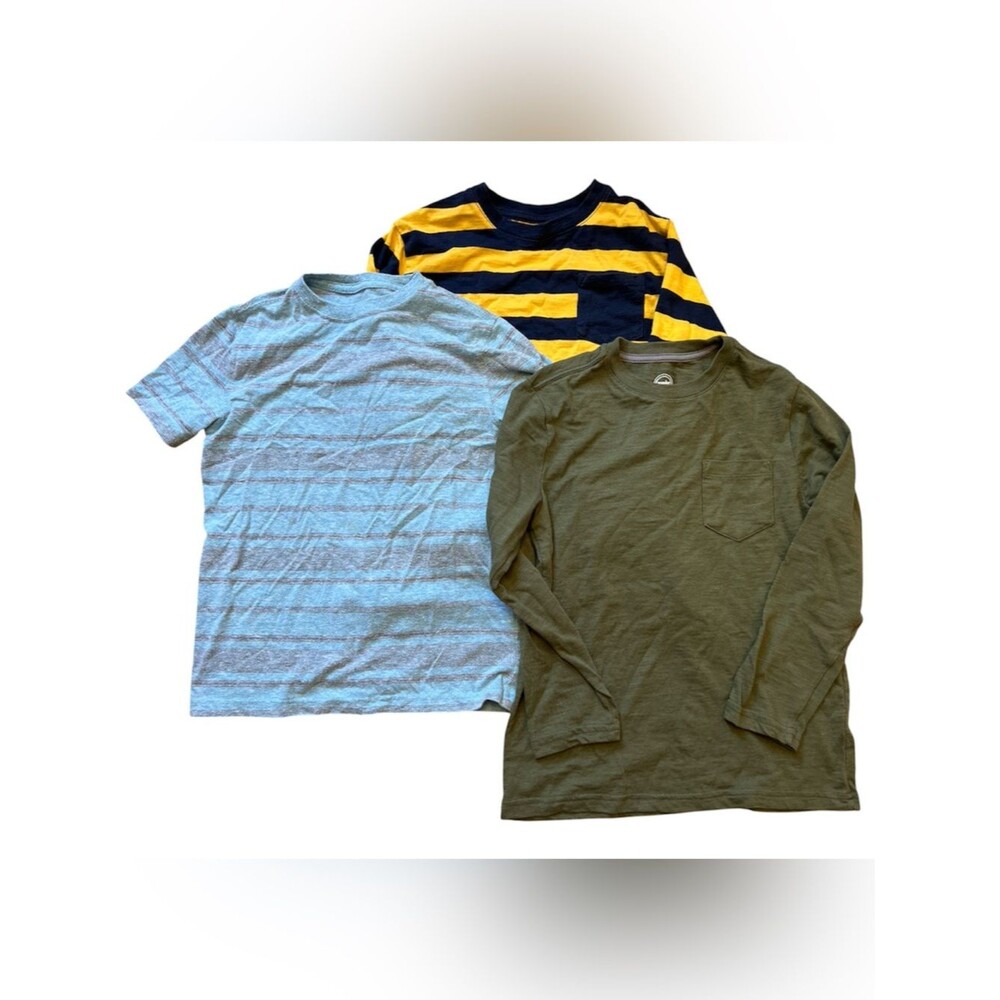 Boys Wonder Nation & Garanimals Shirts Size 8 M Bundle Lot of 3 Tops